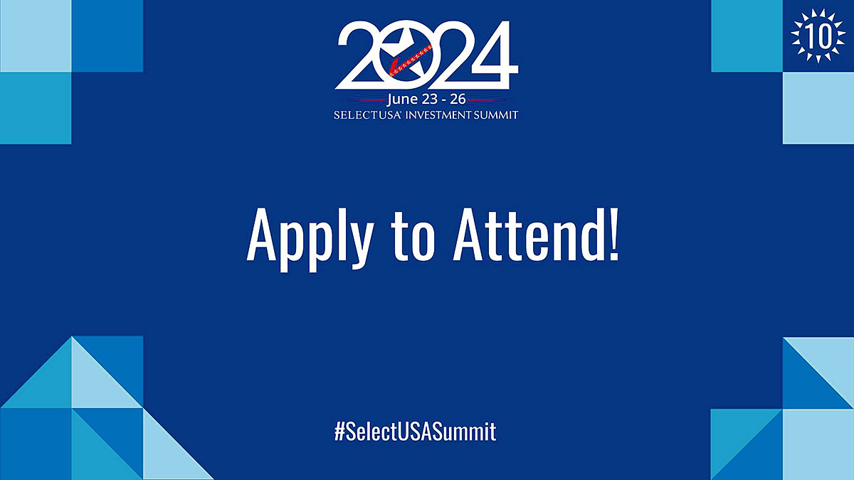 Rejestracja na 2024 SelectUSA Investment Summit