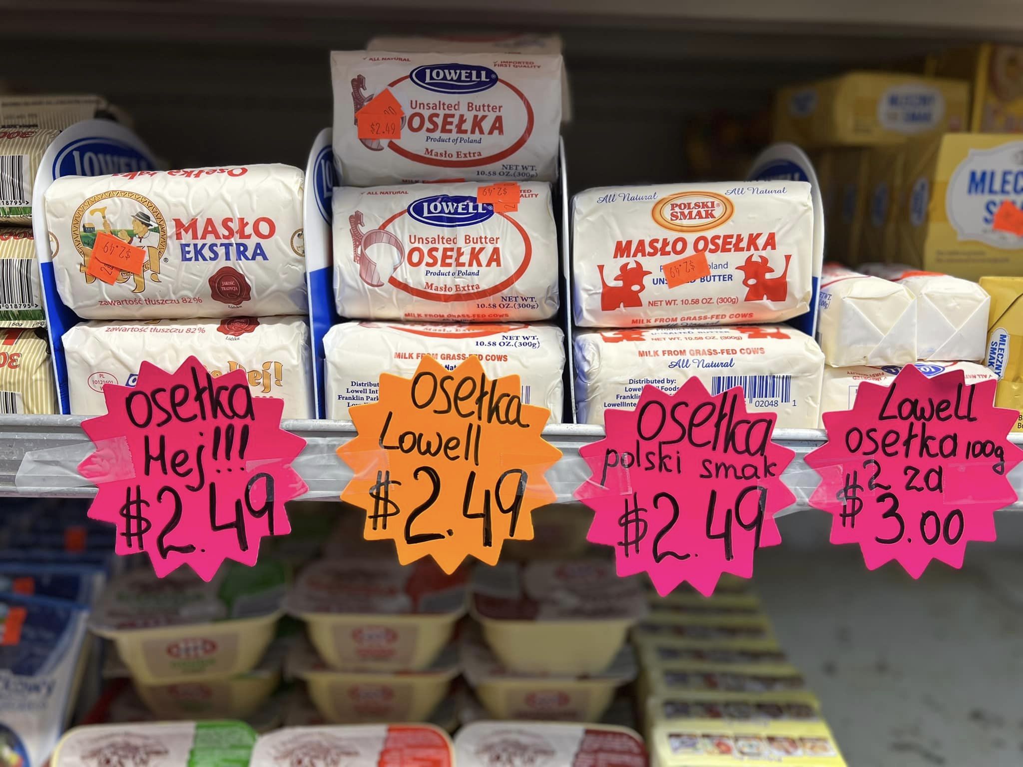 Super ceny na produkty z Polski w NJ w sklepach Janosik Polish Slavic Market