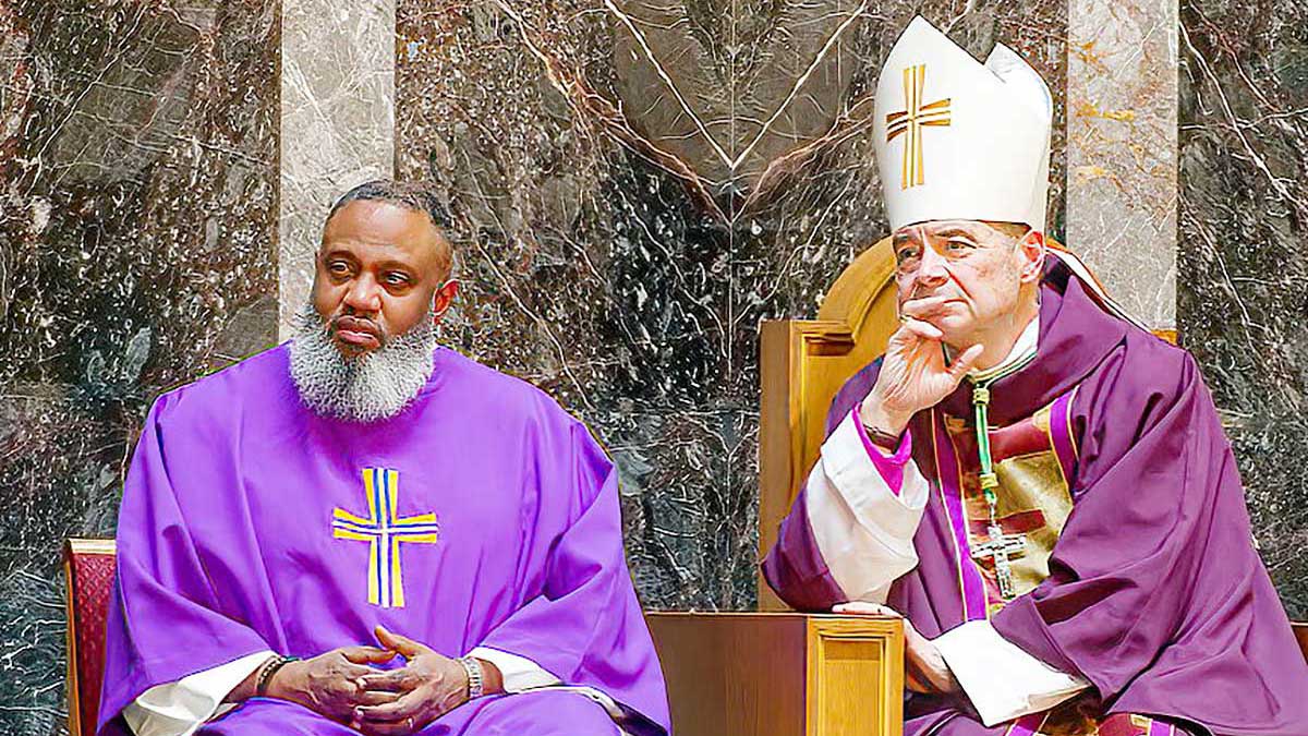 Bishop Robert Brennan Celebrates Mass in Honor of Black History Month