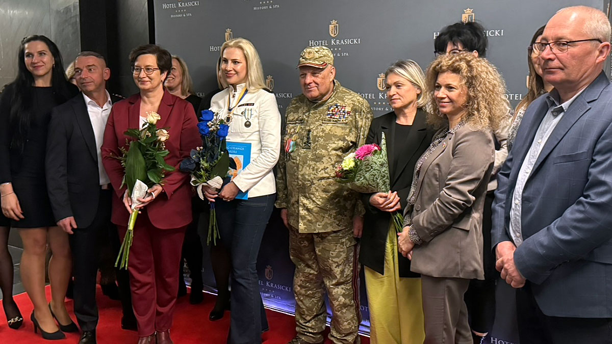 Opening of the New Department of the Ukrainian "Europe with Ukraine" Foundation: "Honourable Citizen of Ukraine" for Princess Angelika Jarosławska Sapieha
