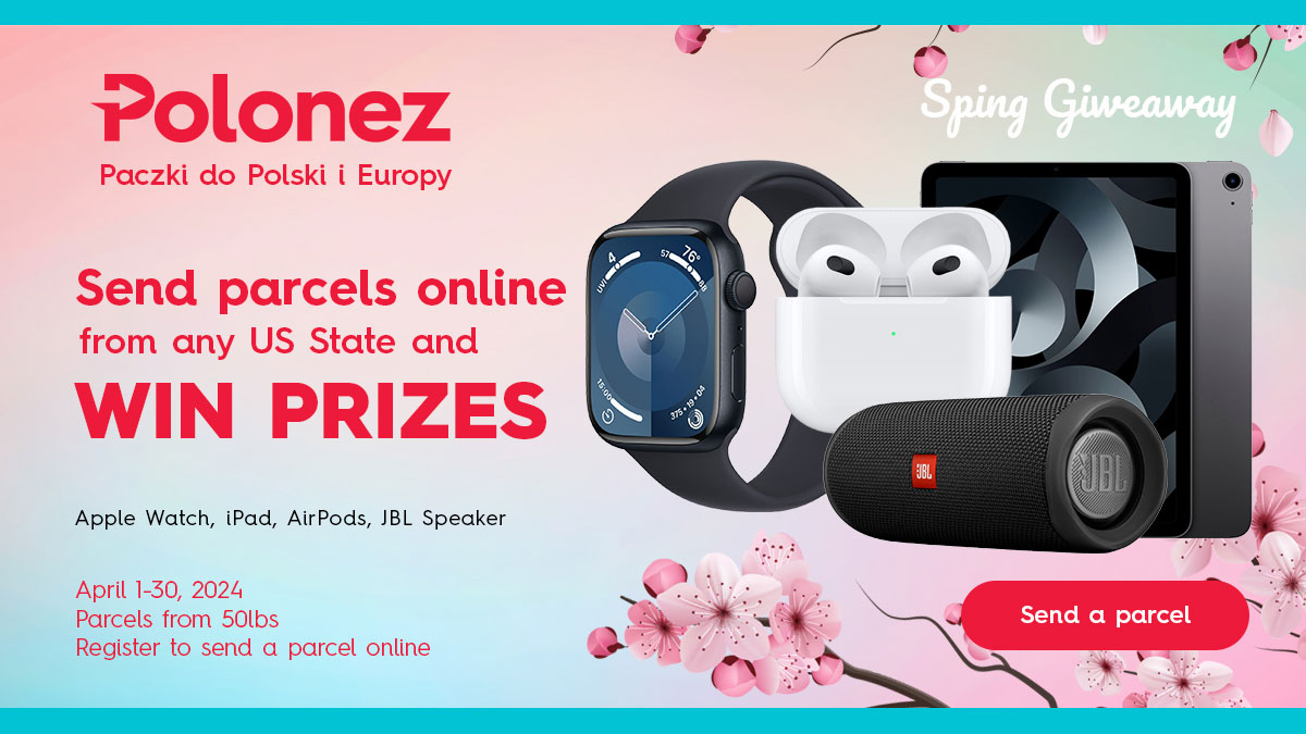Send your parcels through Polonez America and you could win prizes!