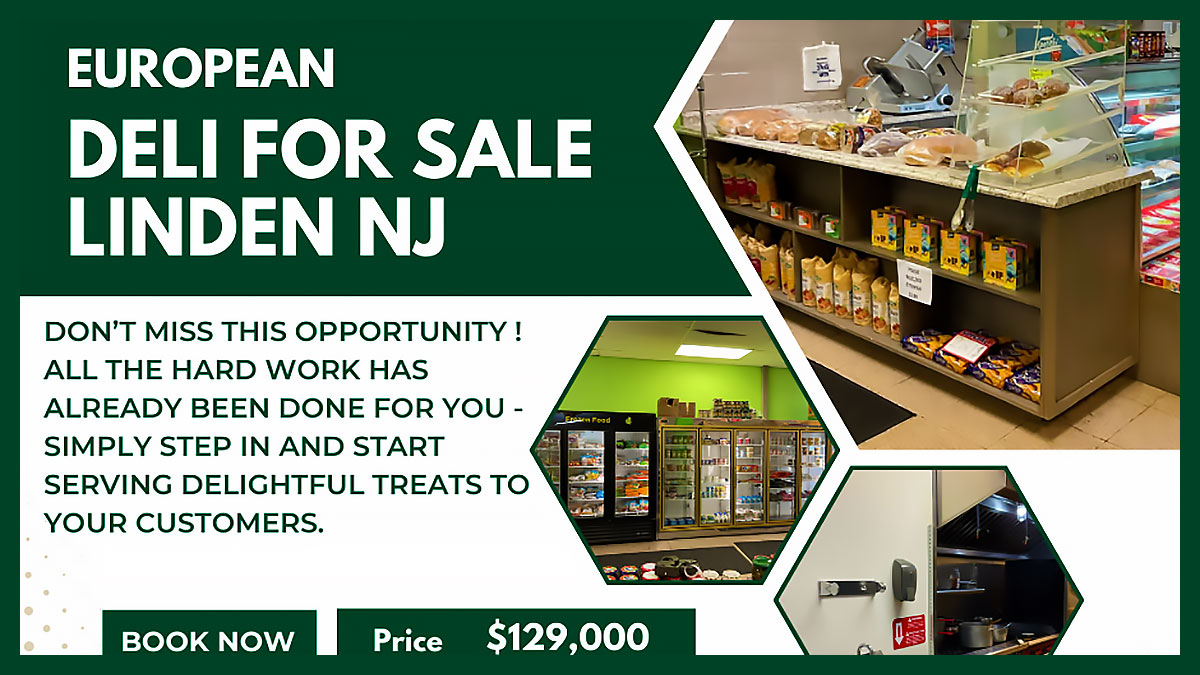 European Store For Sale in Linden, New Jersey