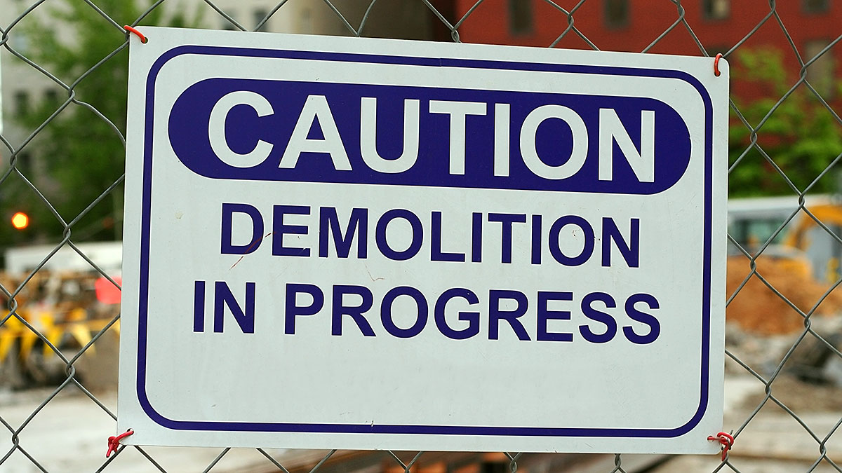 Demolition Services in NY, NJ, PA, CT, MD. PUZA Construction Inc.