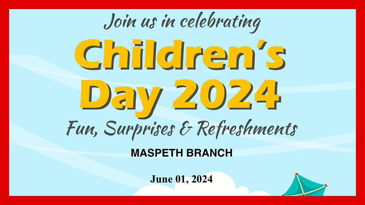 Children's Day 2024 at PSFCU in Maspeth