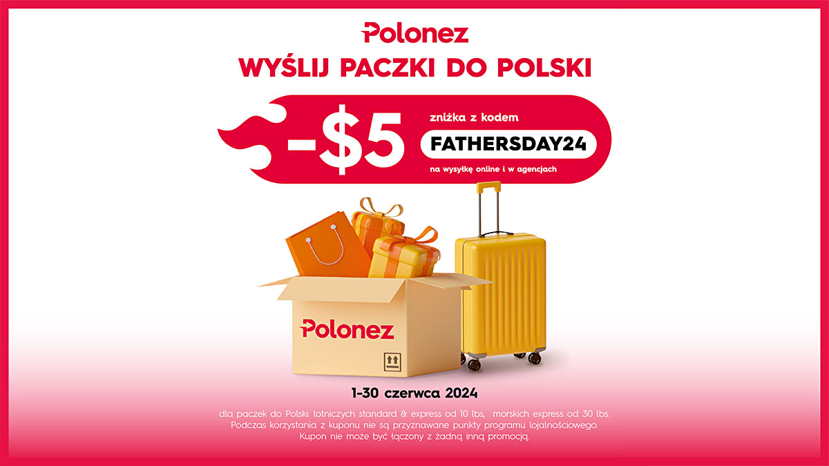 Paczki do Polski ze zniżką wysyła Polonez America. Nowa oferta trwa do 30 czerwca 2024 