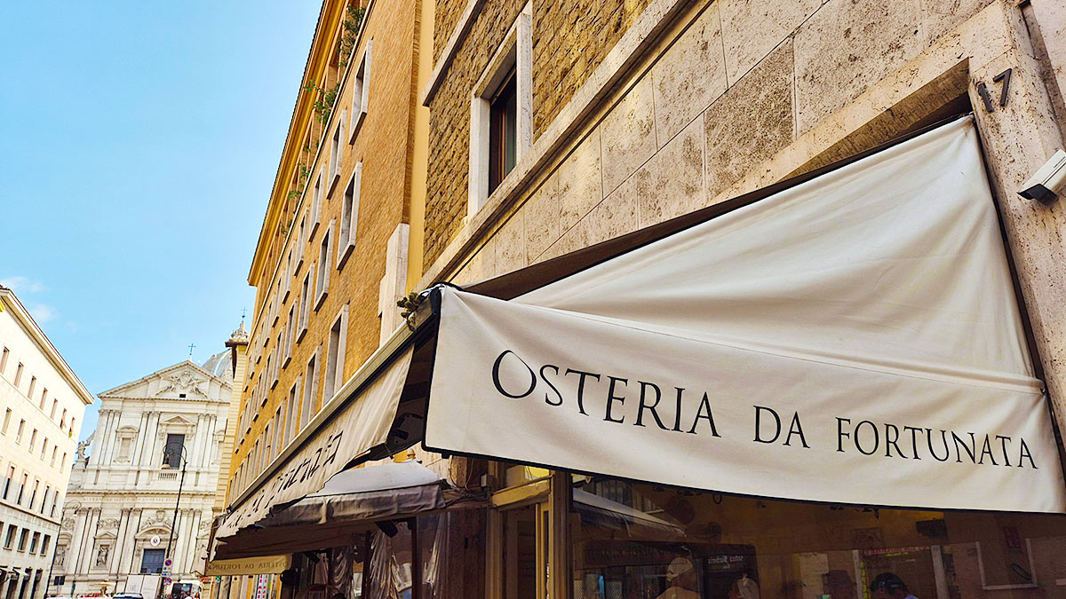 Osteria da Fortunata – konieczny kulinarny przystanek w pobliżu Piazza Navona