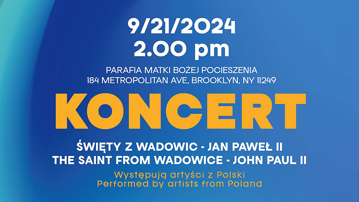 Koncert "Święty z Wadowic" - Jan Pawel II w Parafii Matki Bożej Pocieszenia