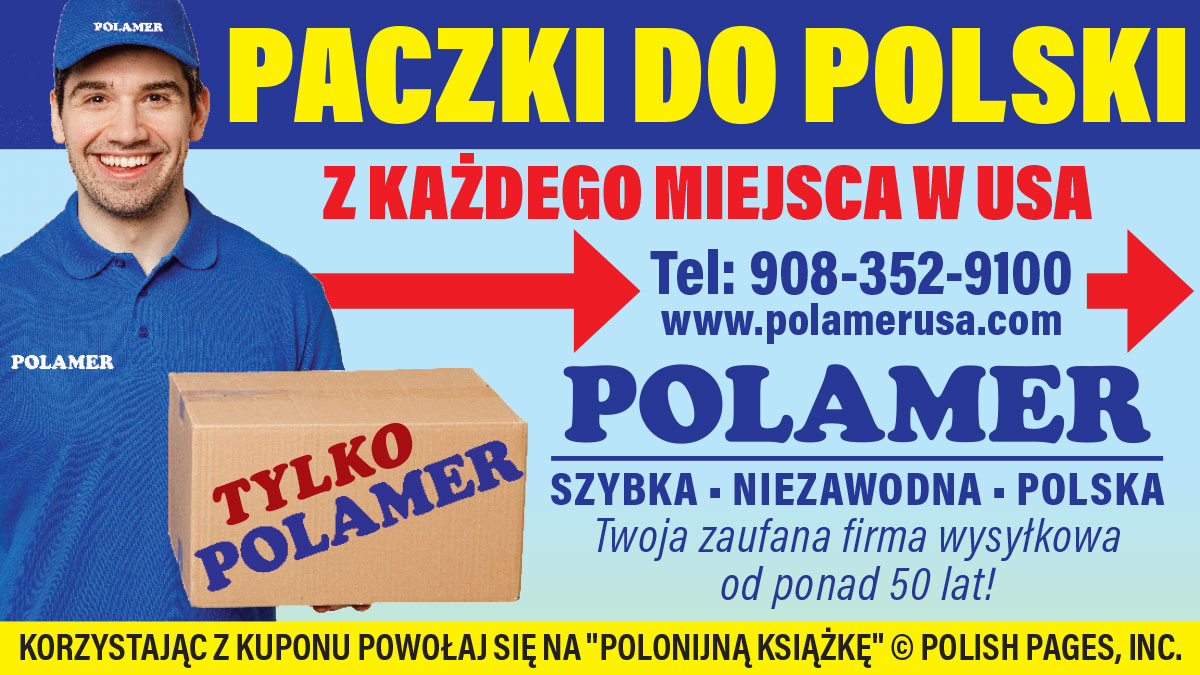 Paczki do Polski z każdego miejsca w USA przez Polamer!