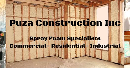 Foam Insulation for Residential Buildings & Homes in New York. Puza Construction Inc.