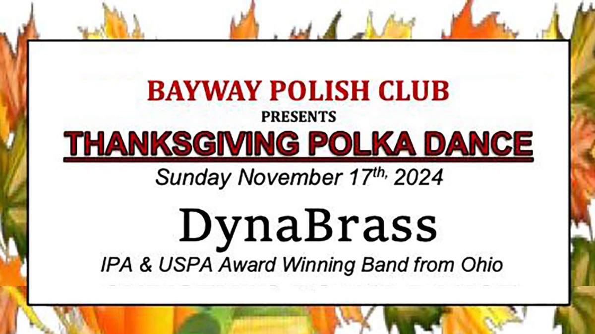 Bayway Polish Club Presents Thanksgiving Polka Dance and Christmas Polka Dance