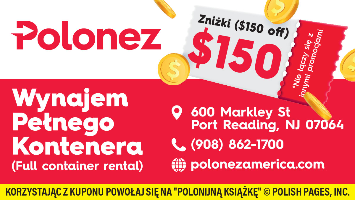 Przesyłki z USA do Polski tanio z Polonez America: paczki, samochody, kontenery i mienie przesiedlenia