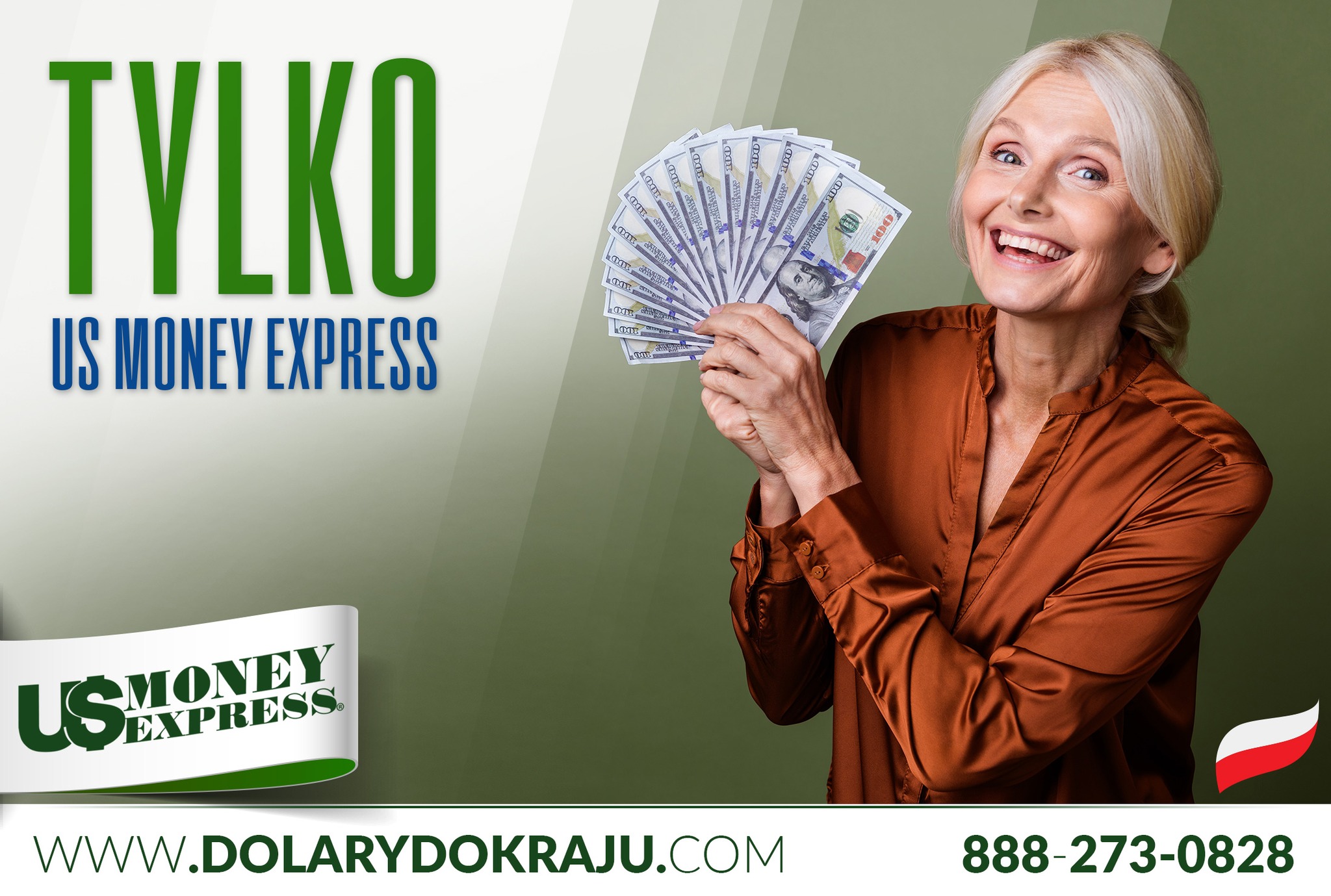 Dolary do Polski z USA wyślesz najkorzystniej przez US Money Express