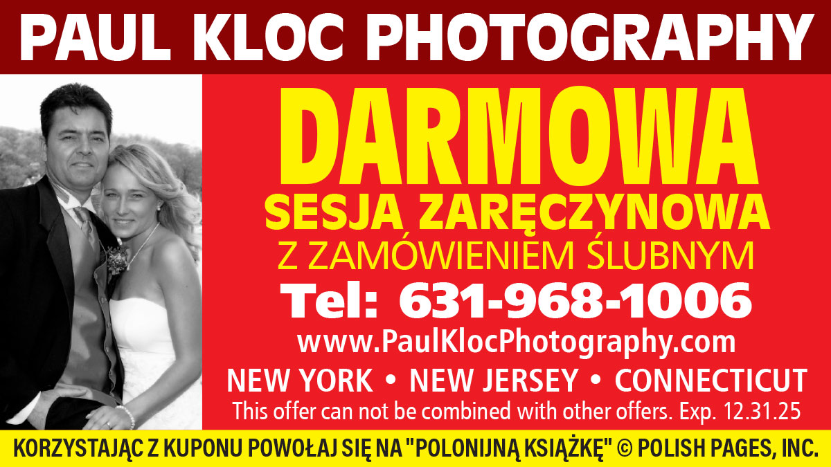 Polski fotograf w NY, NJ i CT. Paul Kloc Photography