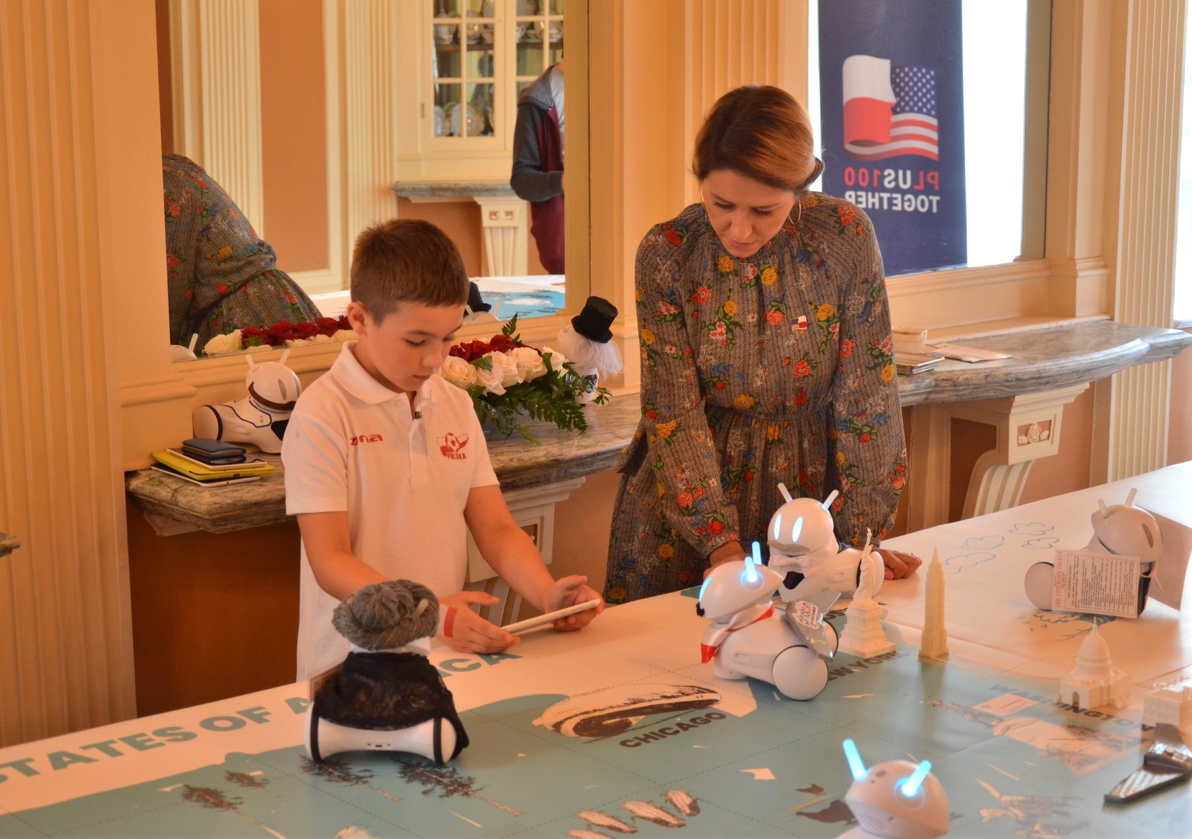 EU Open House with Photon robots in Washington, DC Stany Zjednoczone
