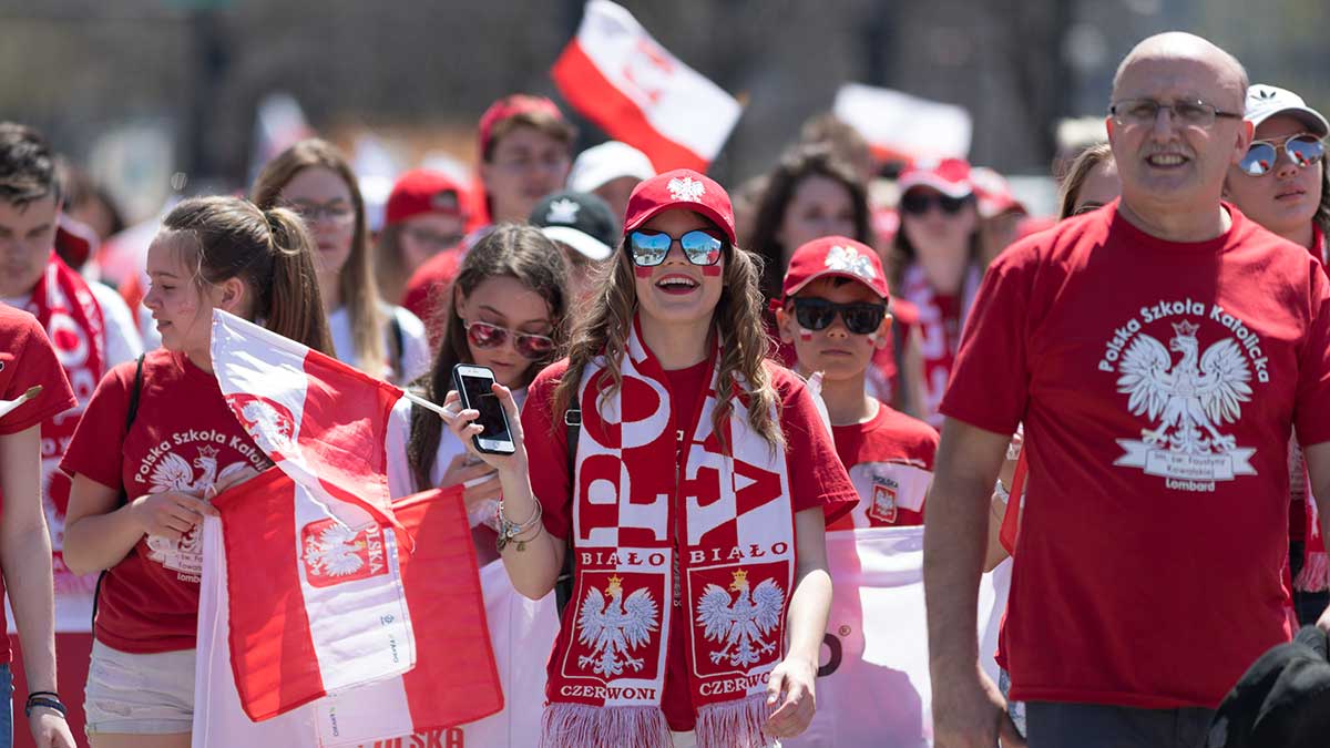 Parada Konstytucji 3. Maja w Chicago pod hasłem „Wolność i pokój dla