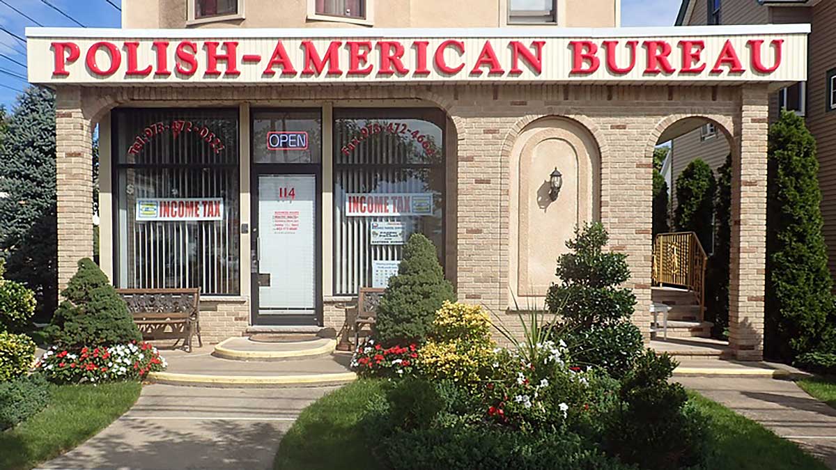 Polska agencja w Garfield. Polish American Bureau w New Jersey